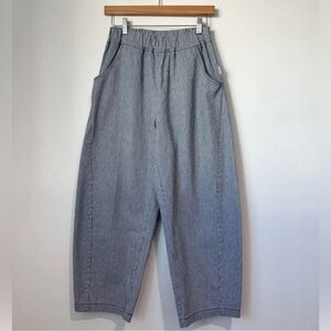 Women's Cotton Arc Pants - Blue Stripe